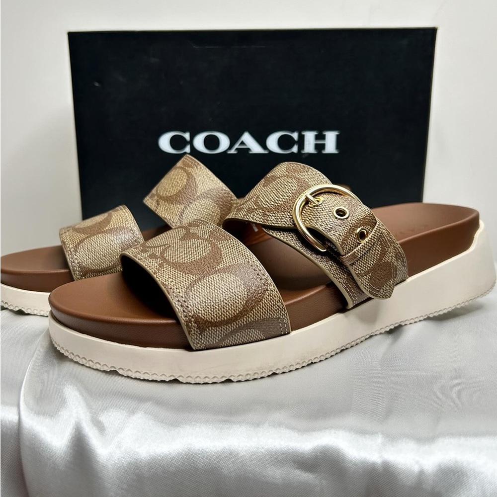 SOLD❗️COACH Sandals🤎